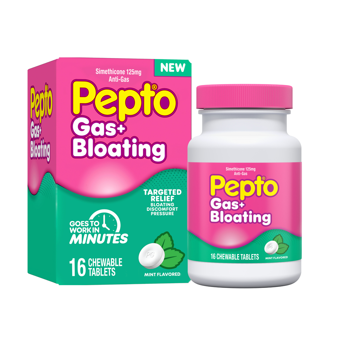 Gas + Bloating Chewables for Fast Relief